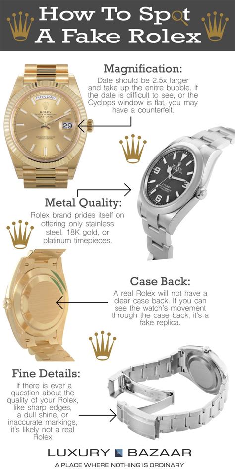 how to spot a genuine rolex watch|how to tell genuine rolex.